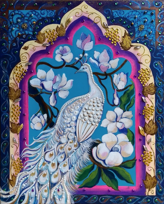 A dream in a summer night by artist Anastasia Shimanskaya